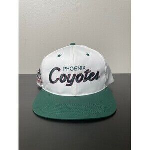 Phoenix Coyotes Sports Specialties Script Hat Vintage Snapback Arizona Twill NHL